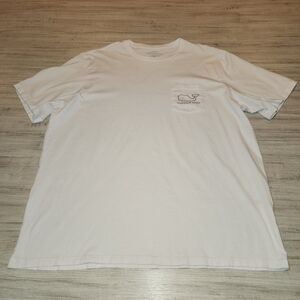 Vineyard Vines Whale Pocket Short Sleeve T-shirt Men's White Size XXL B5